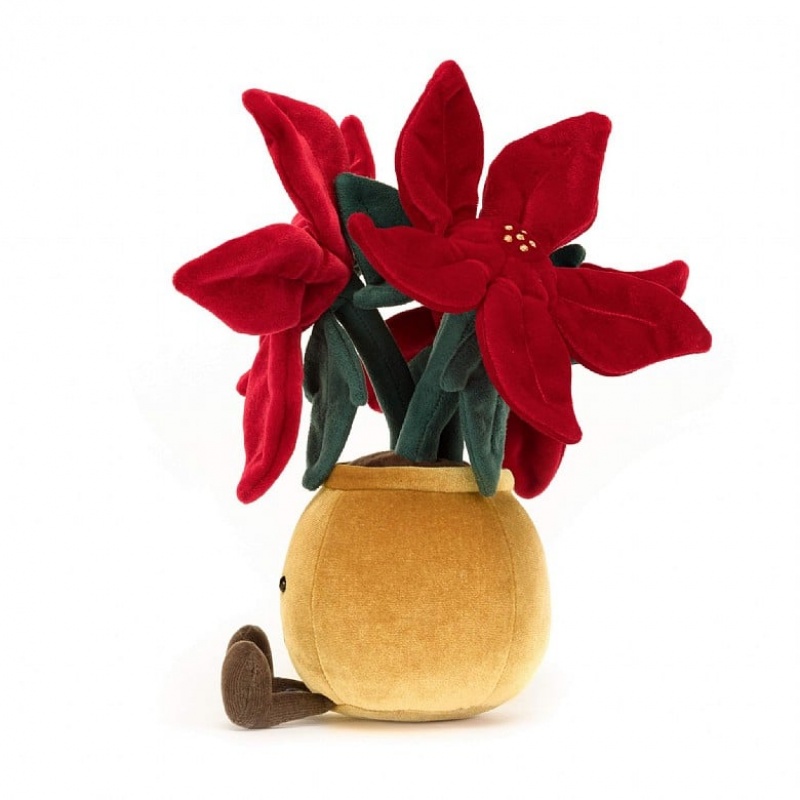 Jellycat Amuseable Poinsettia Sale | 47KPNRAYS