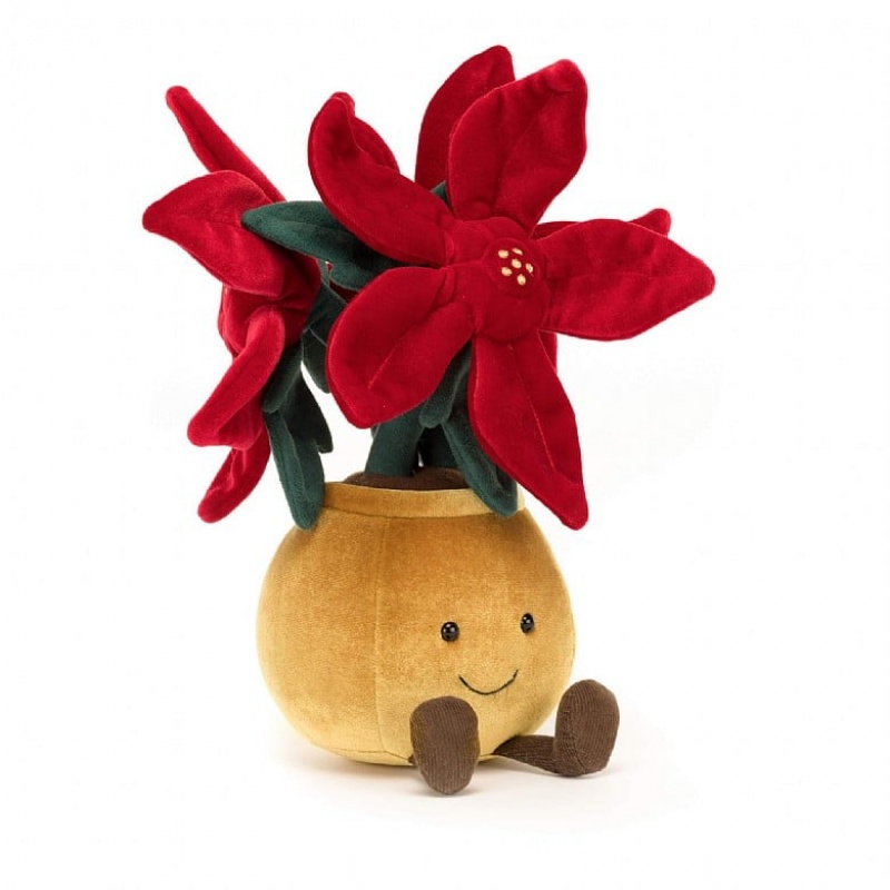 Jellycat Amuseable Poinsettia Sale | 47KPNRAYS