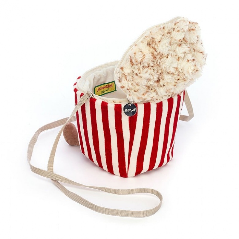 Jellycat Amuseable Popcorn Bag | 62QLFDJGH