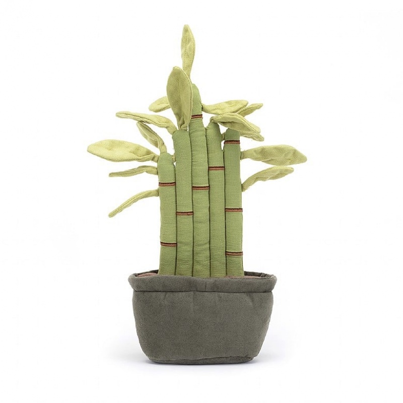 Jellycat Amuseable Potted Bamboo USA | 59FIBMQHK