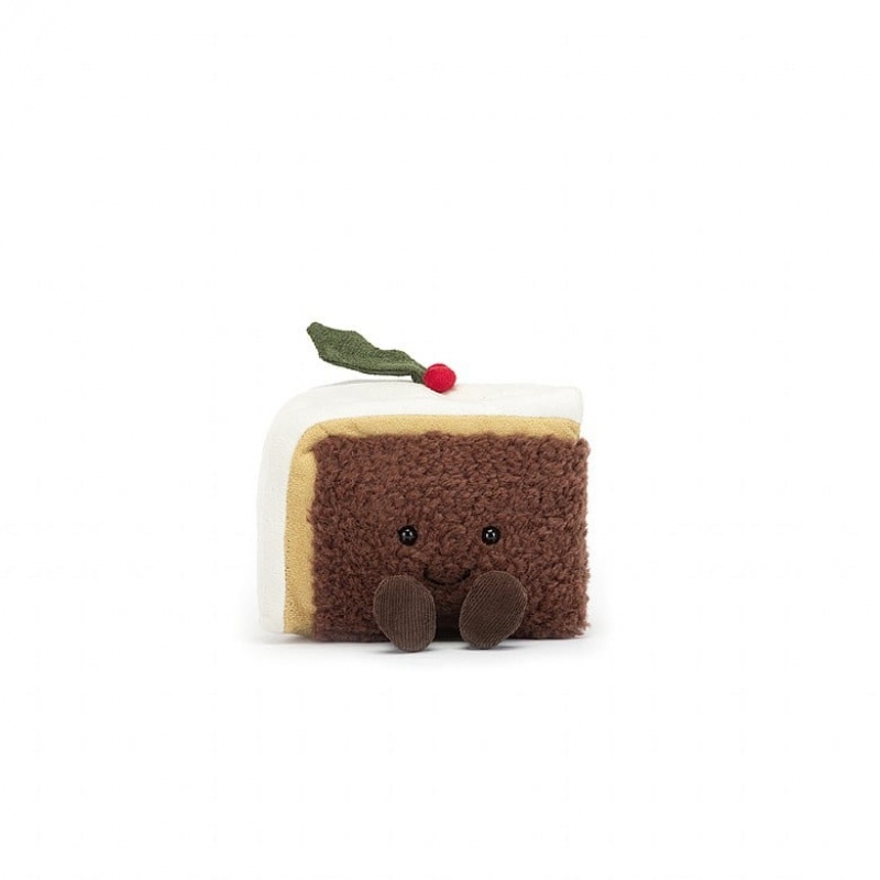 Jellycat Amuseable Slice of Christmas Cake | 82IAHBGZK