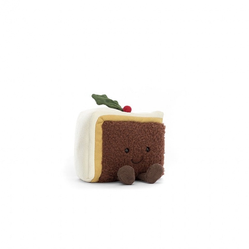 Jellycat Amuseable Slice of Christmas Cake | 82IAHBGZK