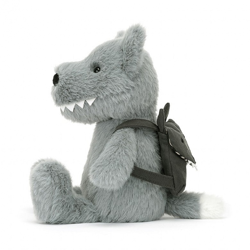 Jellycat Backpack Wolf | 84MPXEWJC