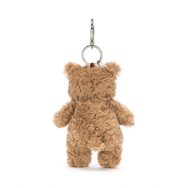 Jellycat Bartholomew Bear Bag Charm Outlet | 23QEYAWBH