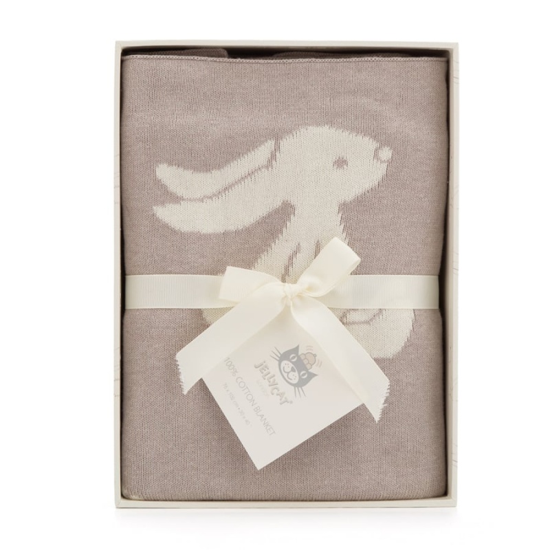 Jellycat Bashful Beige Bunny Blanket Black Friday | 01CMRUXVZ