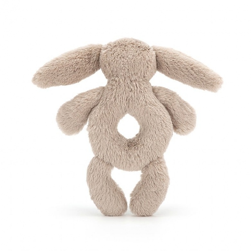 Jellycat Bashful Beige Bunny Grabber USA | 50PRVZFXB