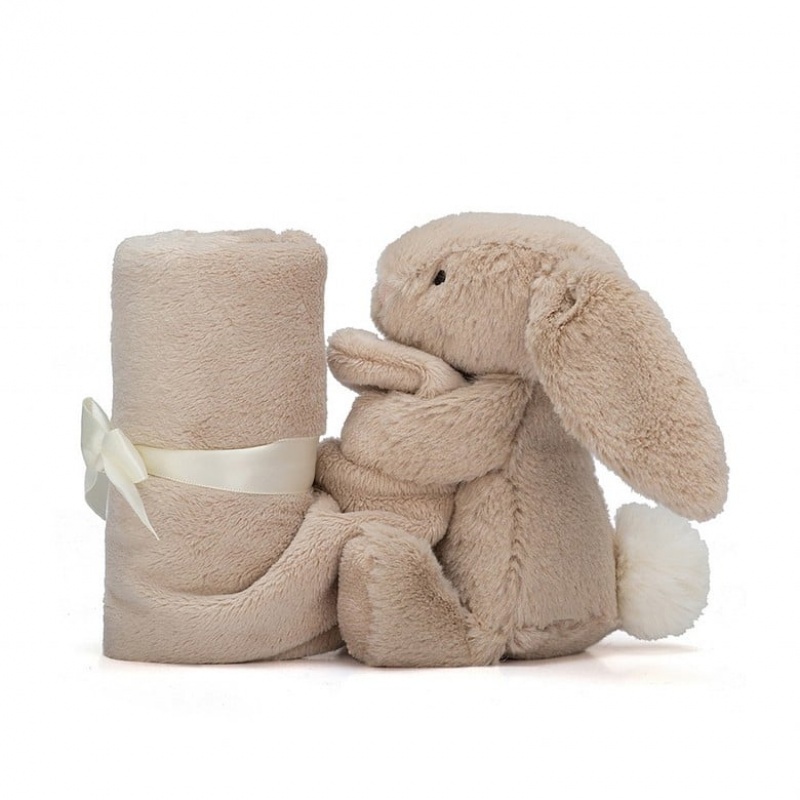 Jellycat Bashful Beige Bunny Soother Sale | 41TONWZFL