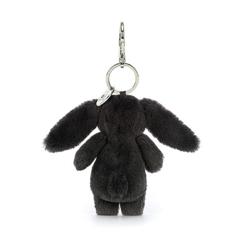 Jellycat Bashful Bunny Inky Bag Charm Sale | 48XWHLVUE