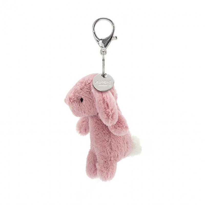 Jellycat Bashful Bunny Tulip Bag Charm Clearance | 90BFQLAMJ