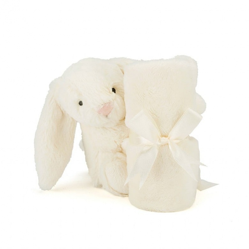 Jellycat Bashful Cream Bunny Soother Outlet | 24GMBJYDI