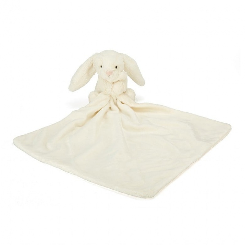 Jellycat Bashful Cream Bunny Soother Outlet | 24GMBJYDI