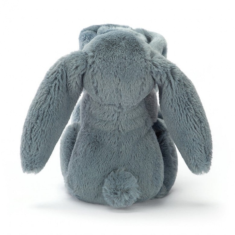 Jellycat Bashful Dusky Blue Bunny Soother | 36JKGILDC