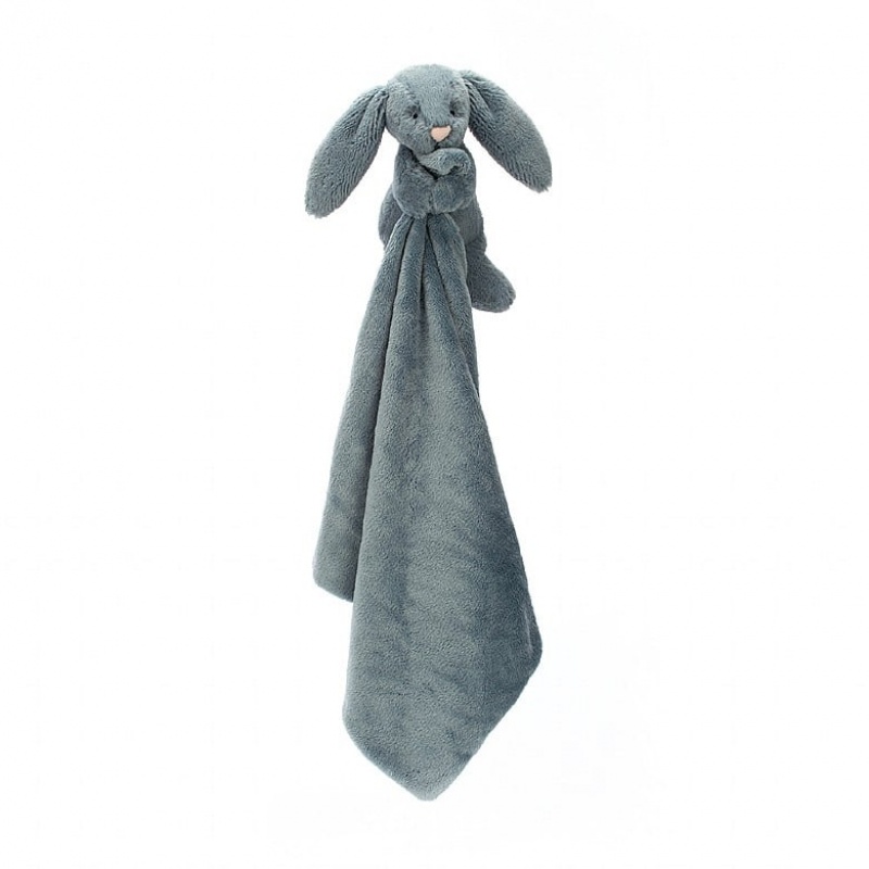 Jellycat Bashful Dusky Blue Bunny Soother | 36JKGILDC