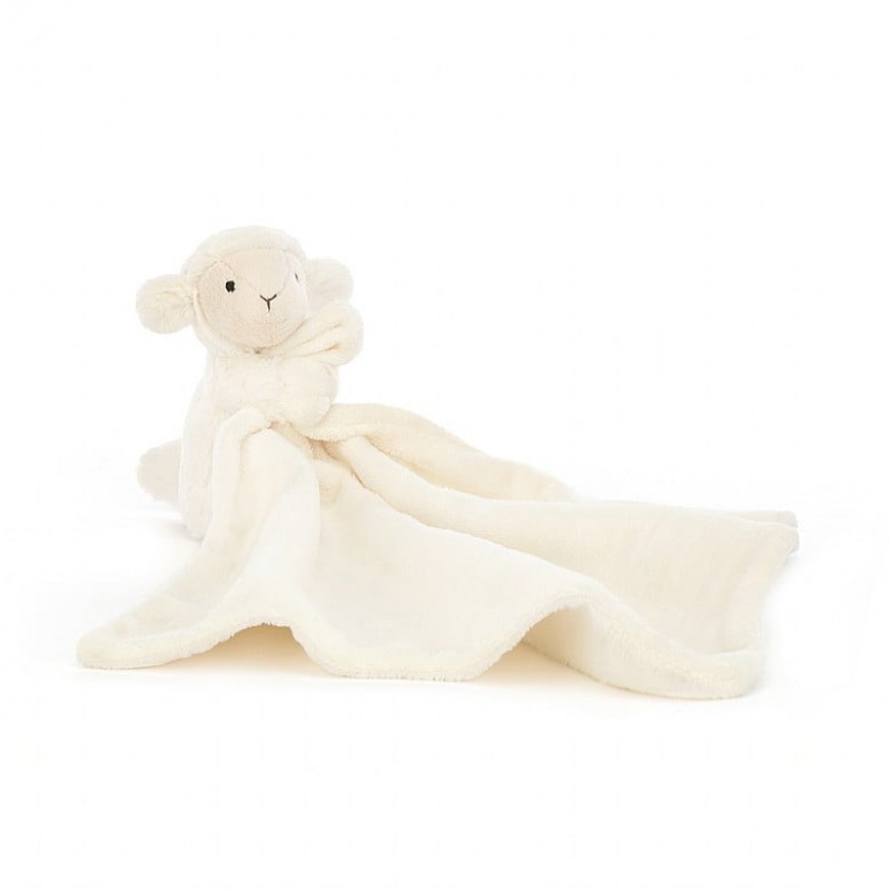 Jellycat Bashful Lamb Soother Clearance Sale | 75AFJHXMN