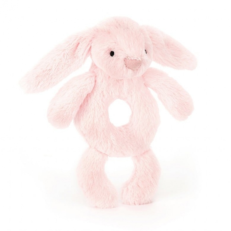 Jellycat Bashful Pink Bunny Grabber | 85DFHIZUC