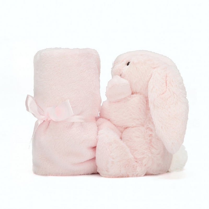 Jellycat Bashful Pink Bunny Soother Clearance Sale | 71CWSRZAY