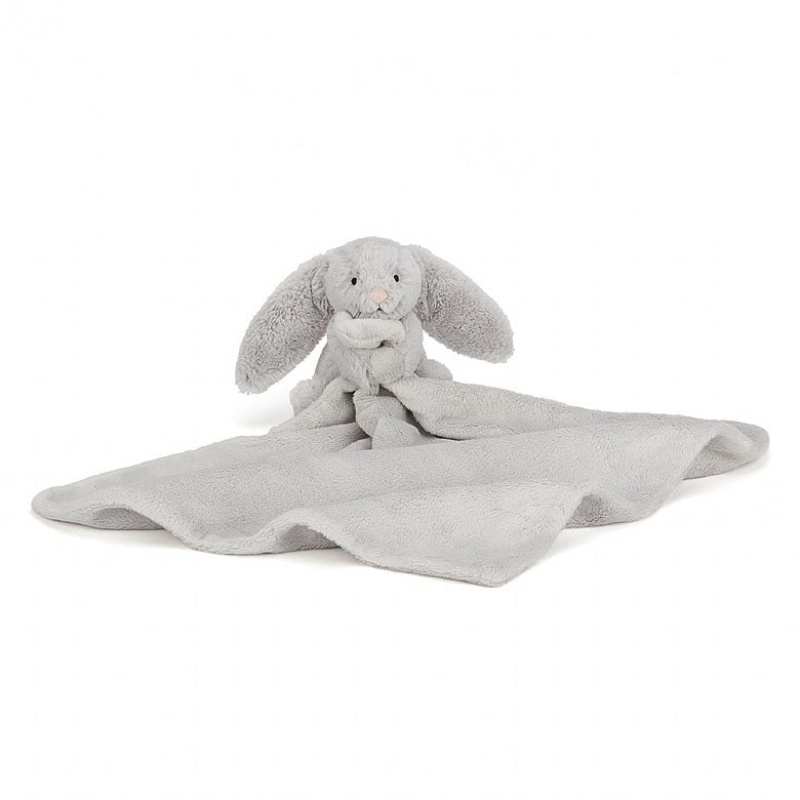 Jellycat Bashful Silver Bunny Soother Black Friday | 01KYNGTWC