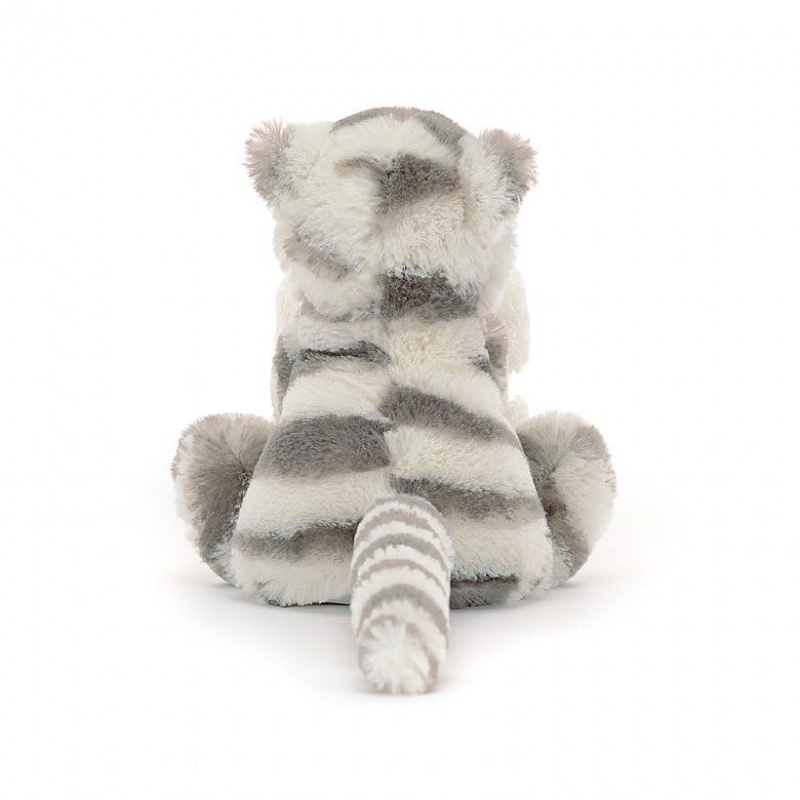 Jellycat Bashful Snow Tiger Soother Black Friday | 09TSXCGMZ