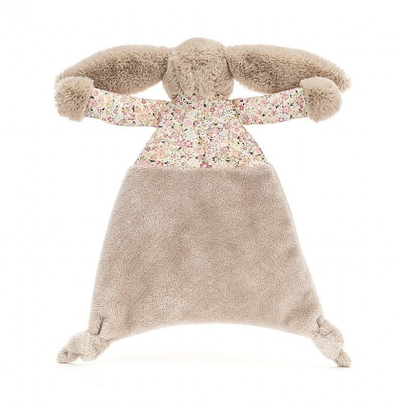 Jellycat Blossom Bea Beige Bunny Comforter | 83VGEOCSZ