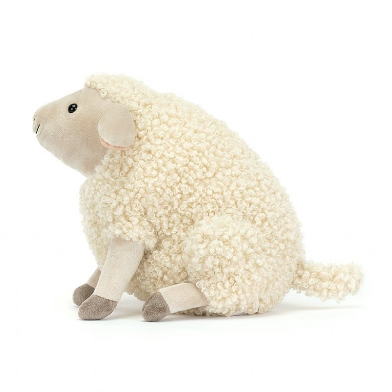 Jellycat Burly Boo Sheep USA | 56LFXKHCU