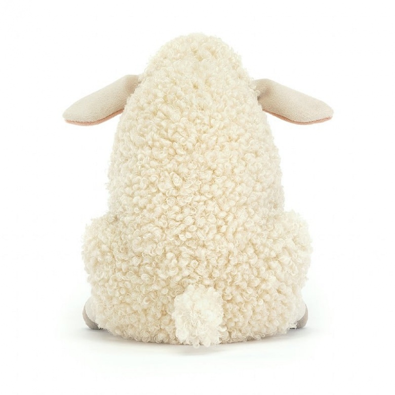 Jellycat Burly Boo Sheep USA | 56LFXKHCU