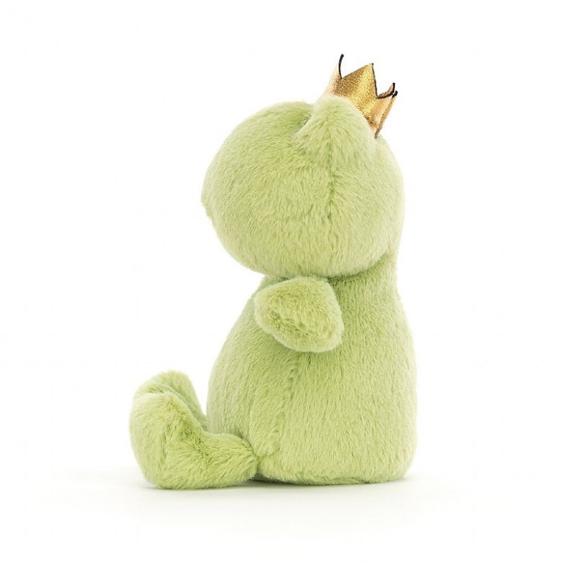 Jellycat Crowning Croaker Green Frog | 36BVIHWFP