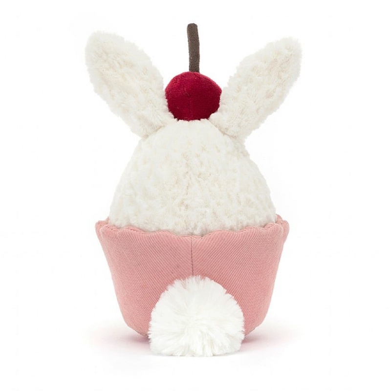 Jellycat Dainty Dessert Bunny Cupcake Clearance Sale | 73DXTIPBH