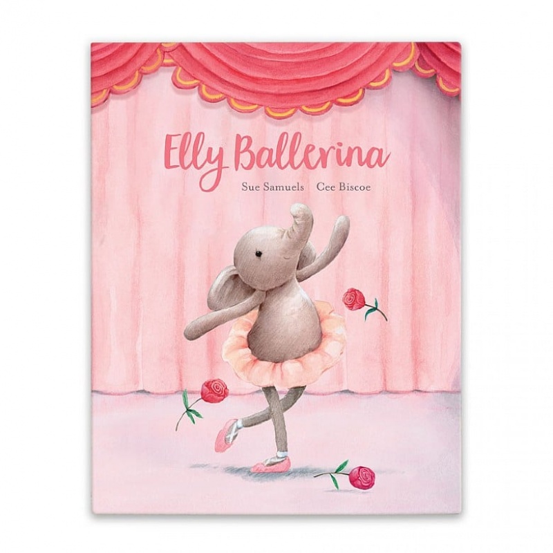 Jellycat Elly Ballerina Book Sale | 48RCDSENQ