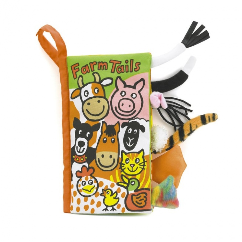 Jellycat Farm Tails Book | 64ZUAFEBP