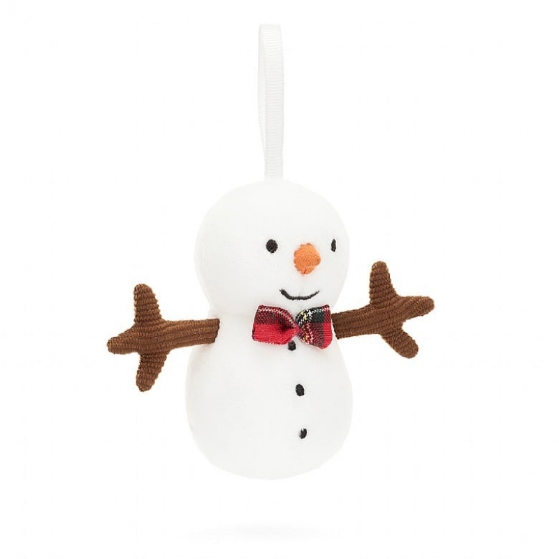 Jellycat Festive Folly Snowman | 17HGPQVJO