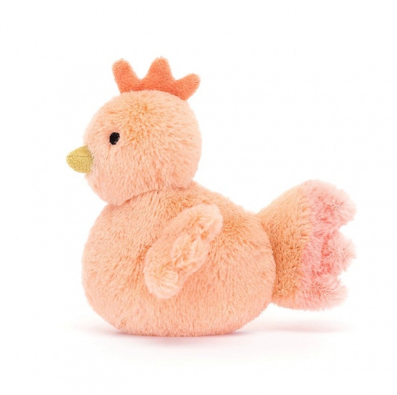 Jellycat Fluffy Chicken | 19QRFDZYK