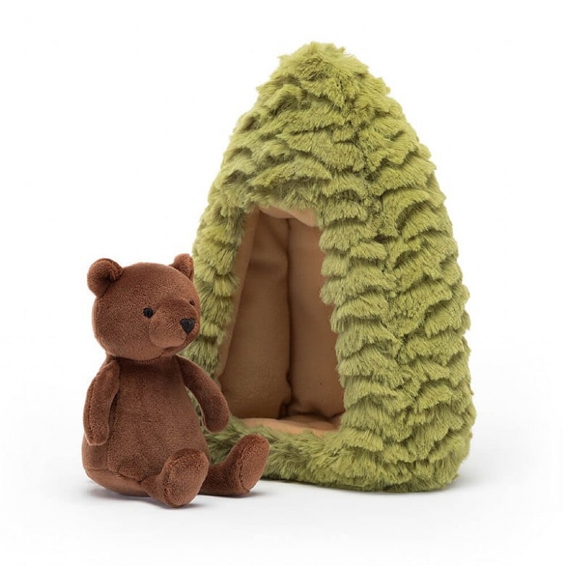 Jellycat Forest Fauna Bear | 65MJXGLNI