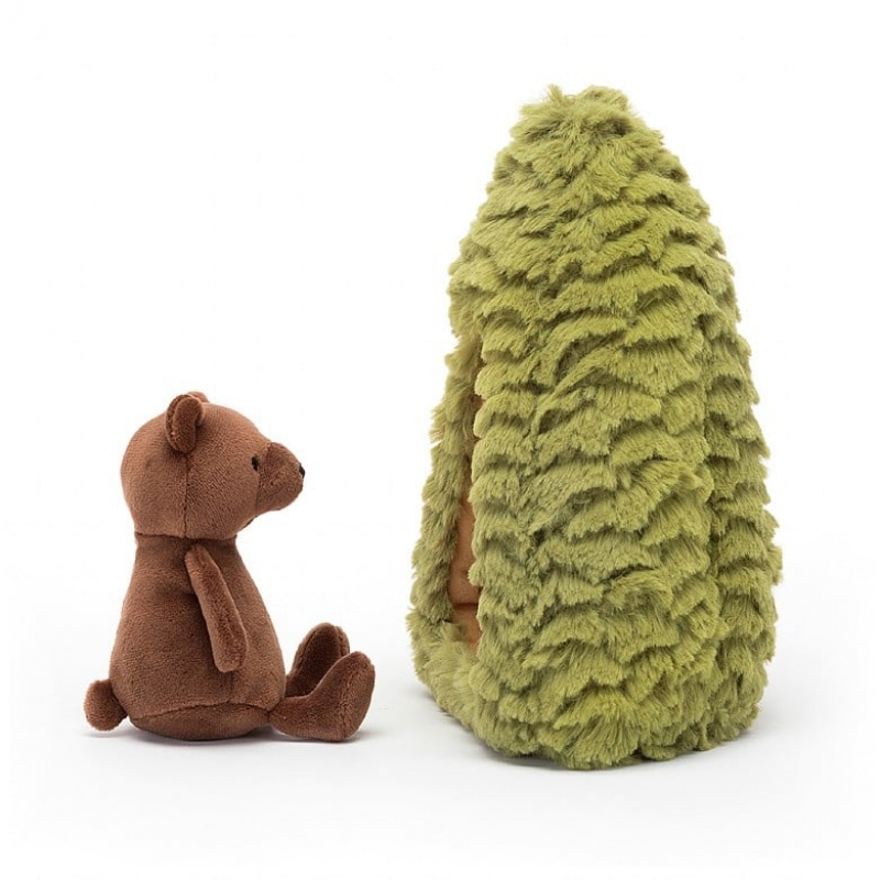 Jellycat Forest Fauna Bear Clearance Sale | 73QZAHIGT