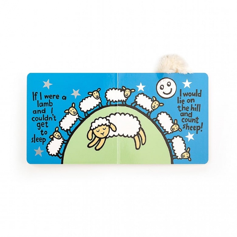 Jellycat If I Were A Lamb Book USA | 57CDLAXEW