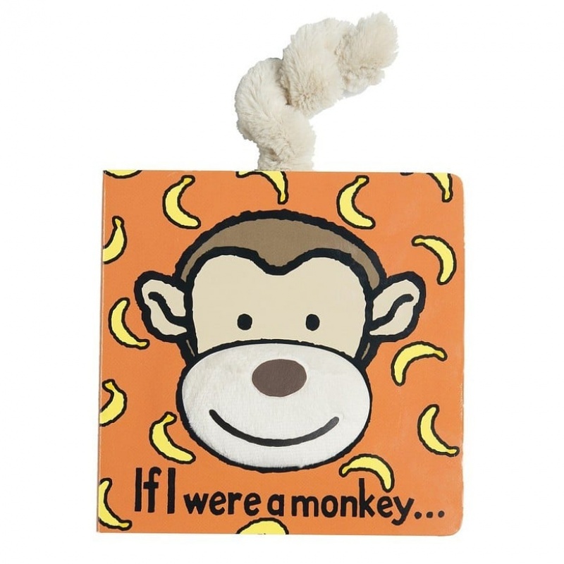 Jellycat If I Were A Monkey Book | 84UQJSAHZ