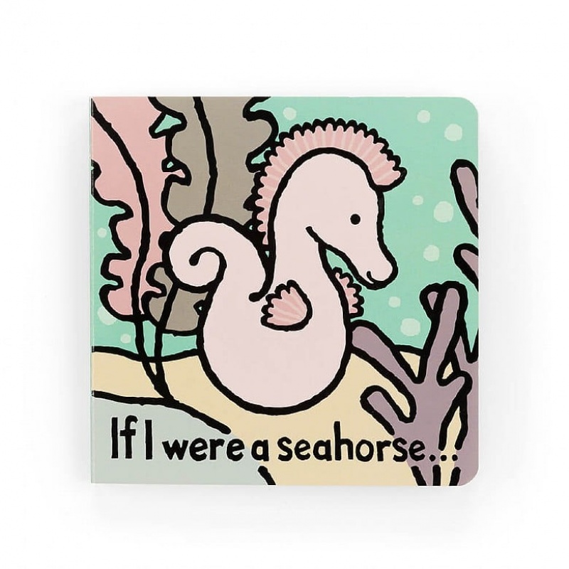 Jellycat If I Were A Seahorse Book Clearance Sale | 71IRTBXFS