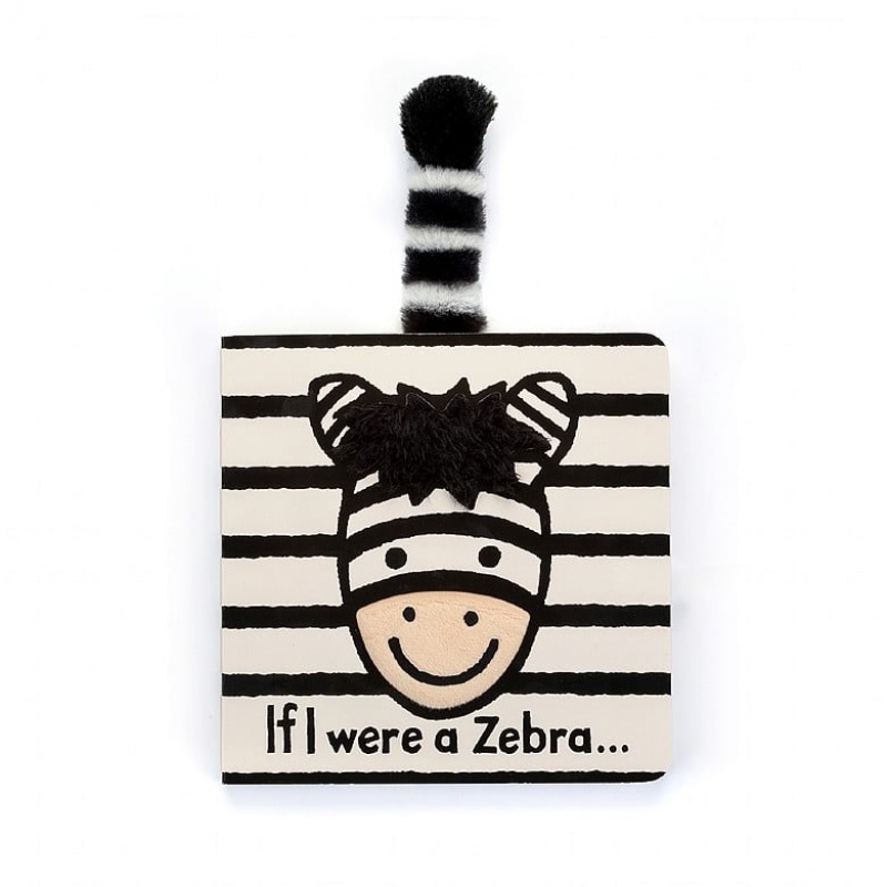 Jellycat If I were a Zebra Board Book Clearance Sale | 79RUJEXCY