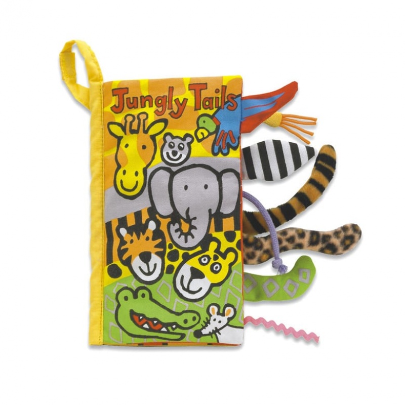 Jellycat Jungly Tails Book USA | 58DOSLMTX