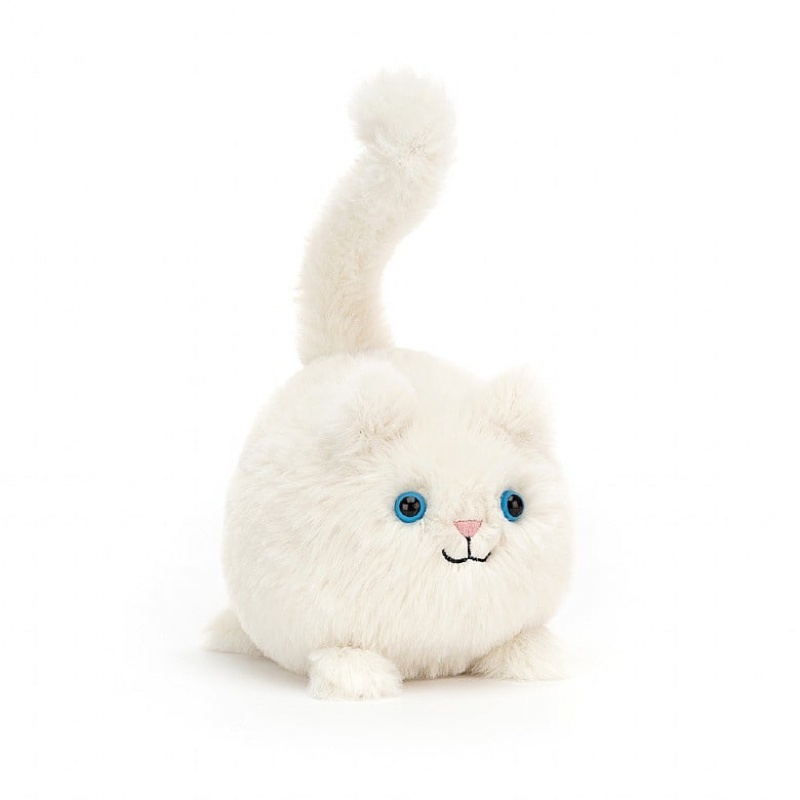 Jellycat Kitten Caboodle Cream Outlet | 25ZPQMBKJ