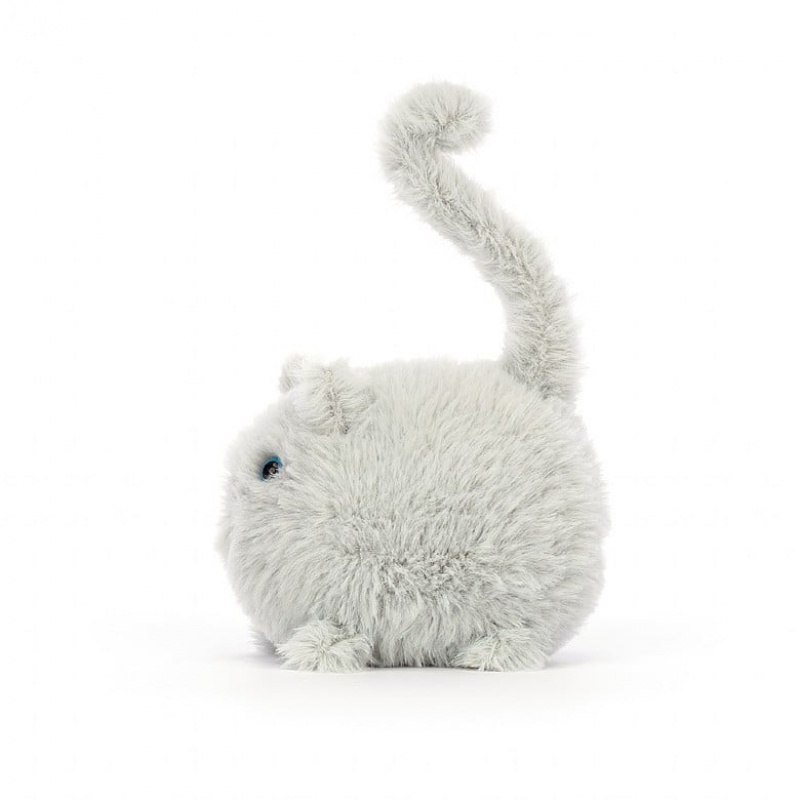 Jellycat Kitten Caboodle Grey Clearance Sale | 73KPWSBJE