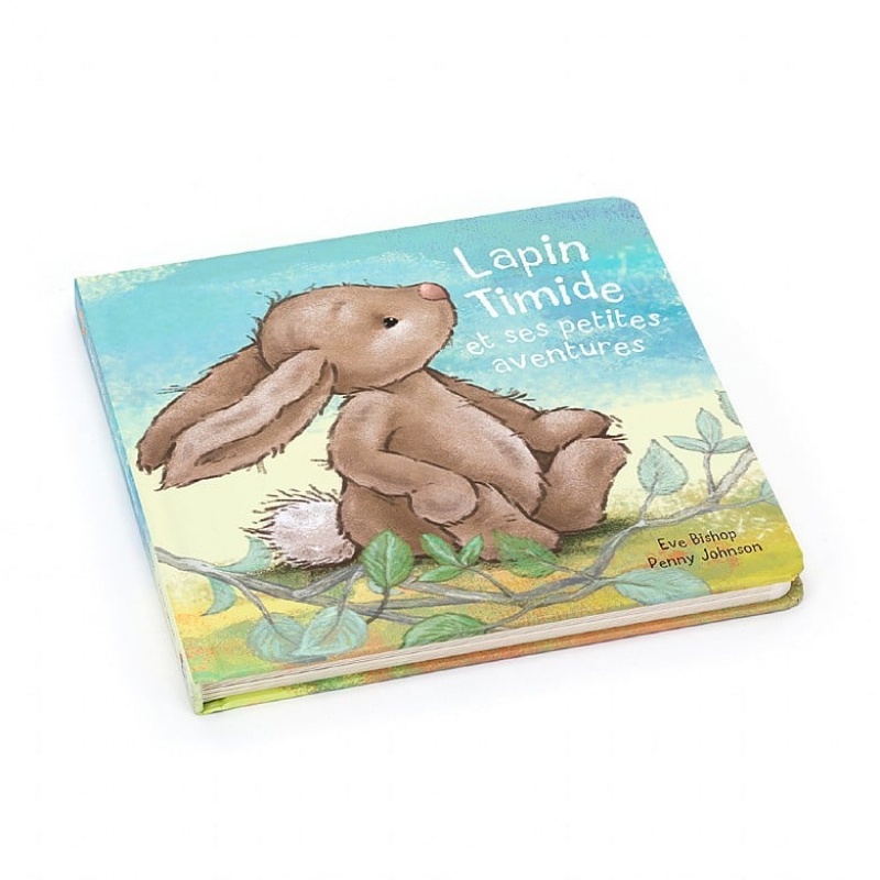 Jellycat Lapin Timide Et Ses Petites Aventures Livre (Little Me) Sale | 40THOYEUN