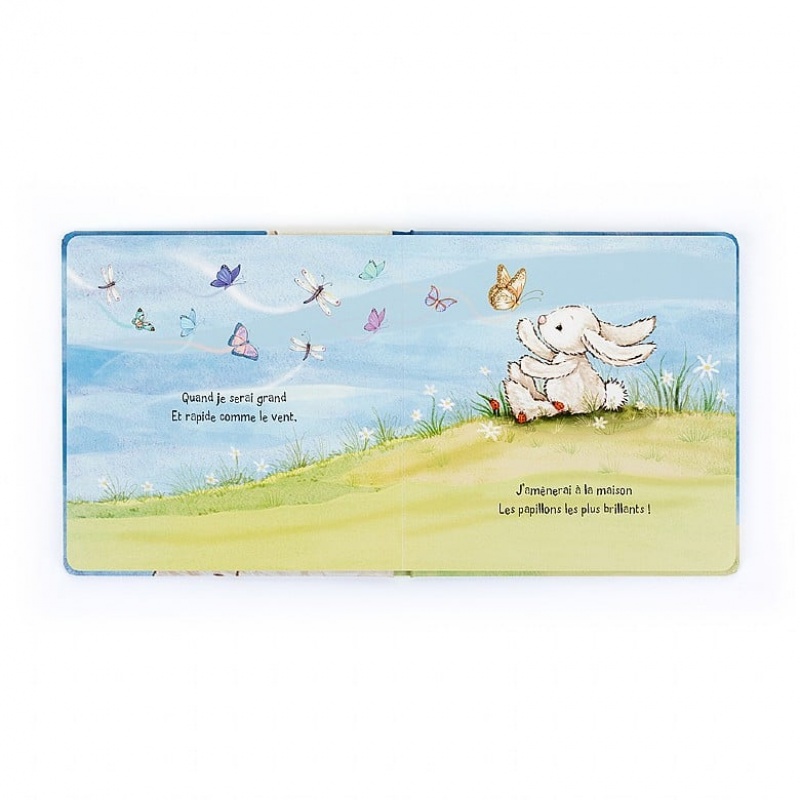 Jellycat Lapin Timide Veut Grandir Livre (When I Am Big) Sale | 45DJFRCEQ