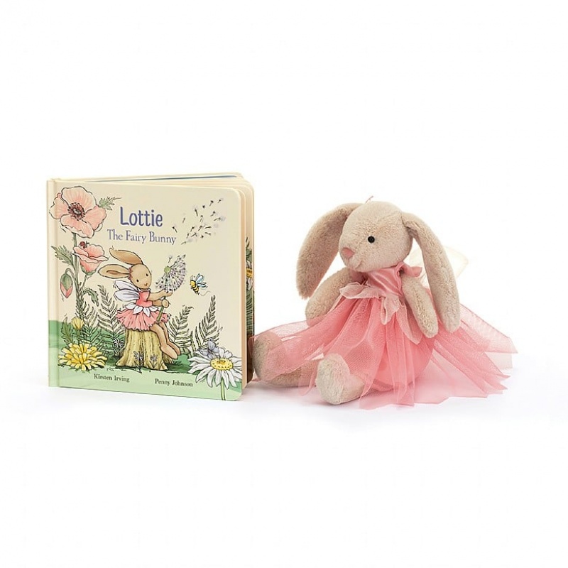 Jellycat Lottie Fairy Bunny Book and Lottie Bunny Fairy Clearance Sale | 76ELMVXDU