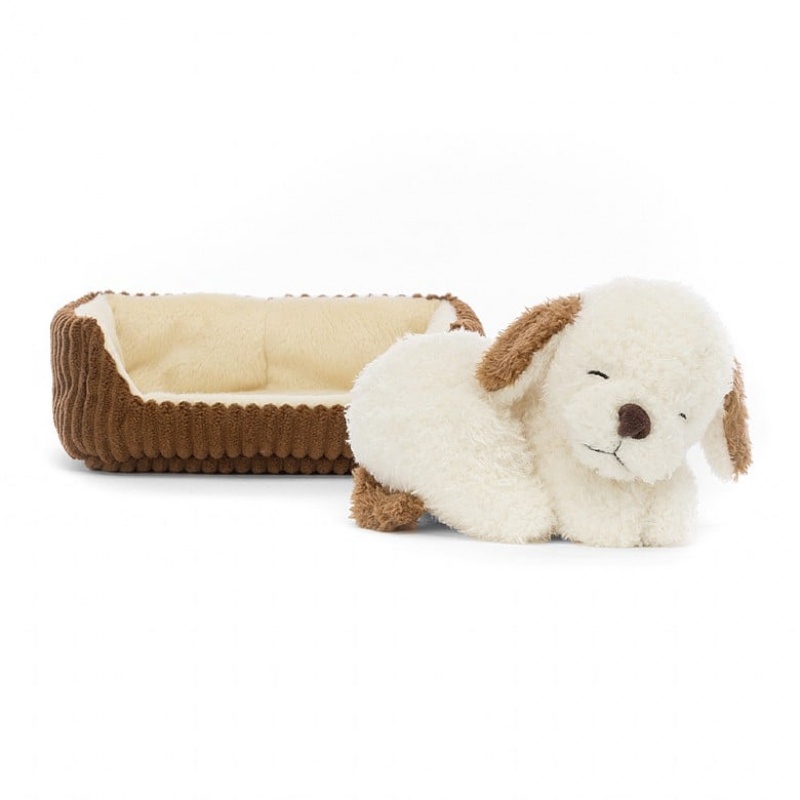 Jellycat Napping Nipper Dog | 62OFDTBHY