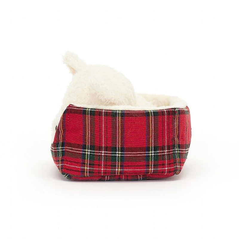 Jellycat Napping Nipper Westie | 14ZIXOAJE