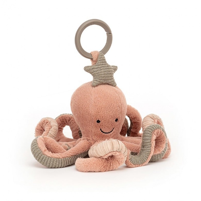 Jellycat Odell Octopus Activity Toy USA | 54YWAVZCB