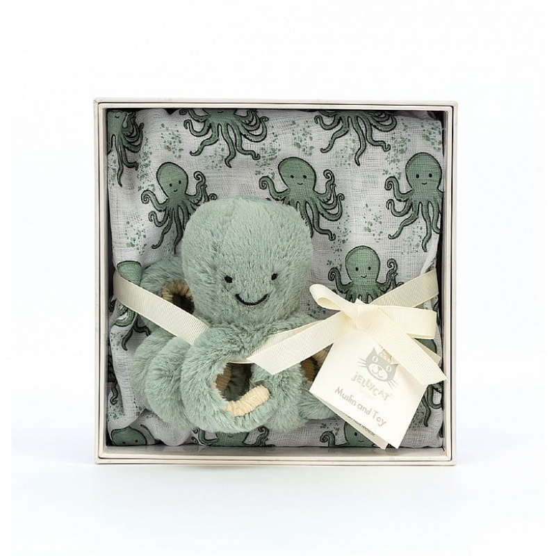 Jellycat Odyssey Octopus Gift Set | 85JDXSFIQ