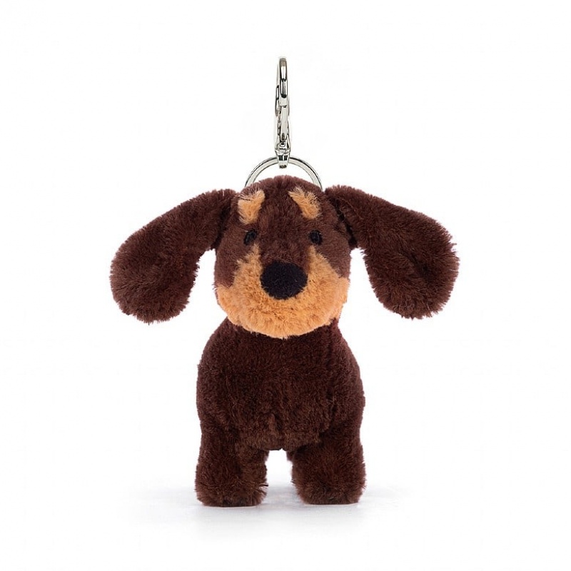 Jellycat Otto Sausage Dog Bag Charm | 68BTPRNID