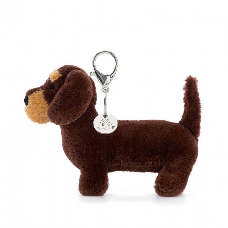 Jellycat Otto Sausage Dog Bag Charm | 68BTPRNID