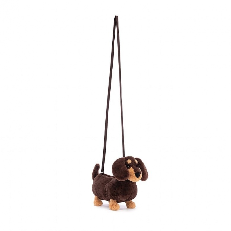 Jellycat Otto Sausage Dog Bag USA | 56ICNXFBM